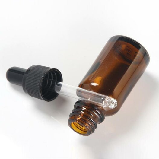 pipetflesje 10ml amber bruin