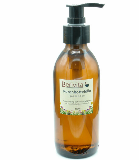 rozenbottelolie rosehip 200ml pompfles