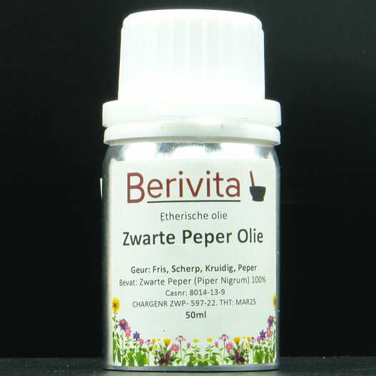 zwarte peper olie 50ml black pepper