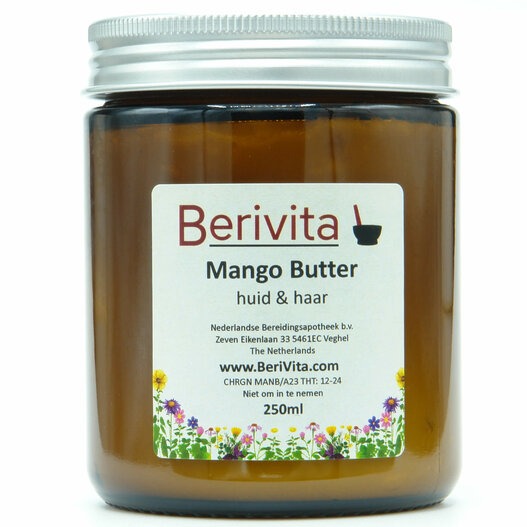 Mango butter 250ml glazen pot