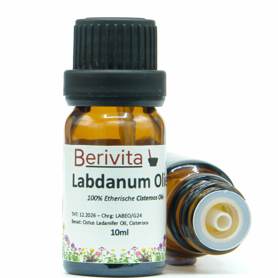 labdanum, cisteroos etherische olie 10ml druppelfles