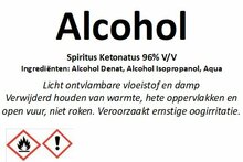 alcohol etiket waarschuwingen