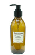 calendula olie 200ml pompfles glas