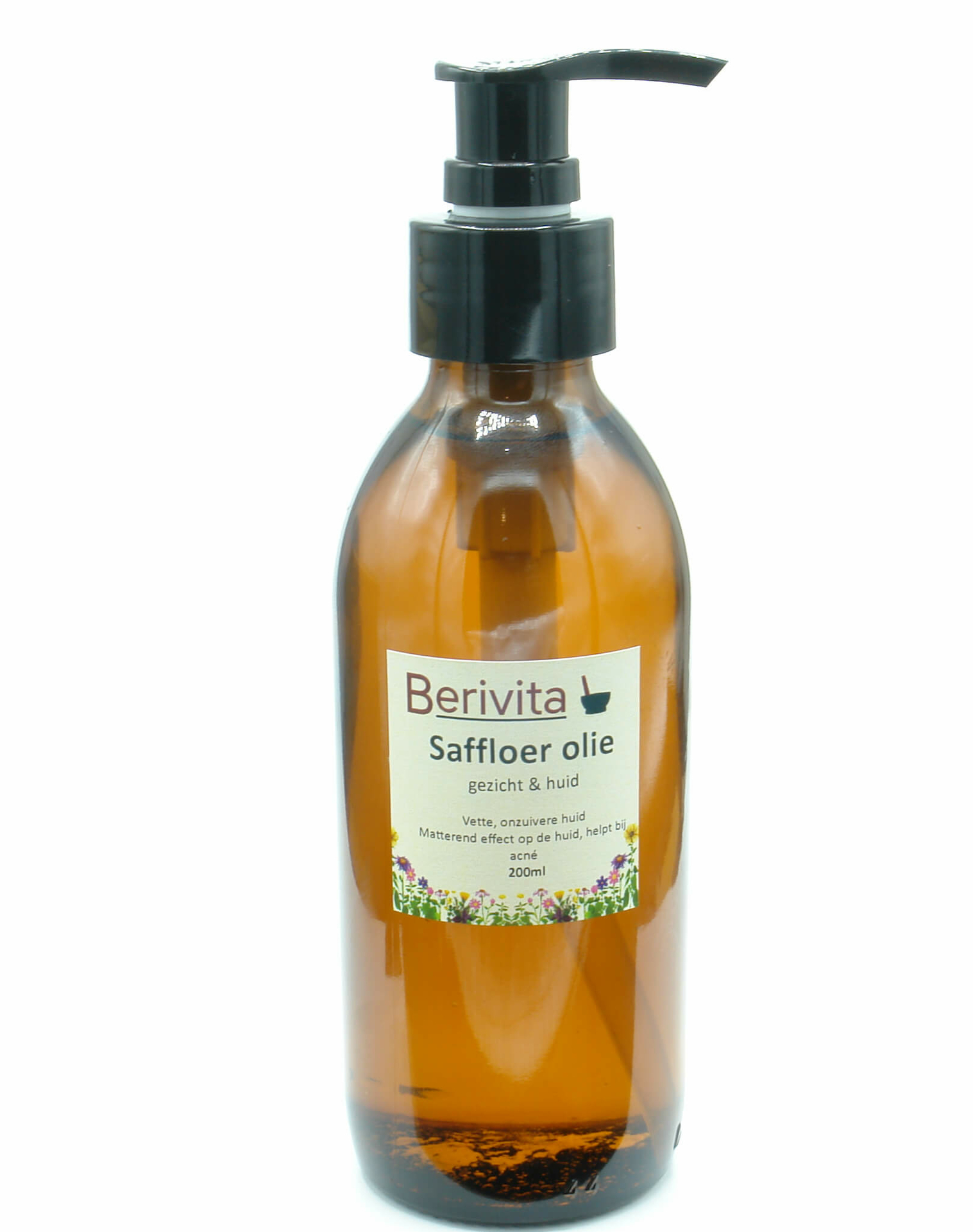 saffloerolie 200ml pompfles