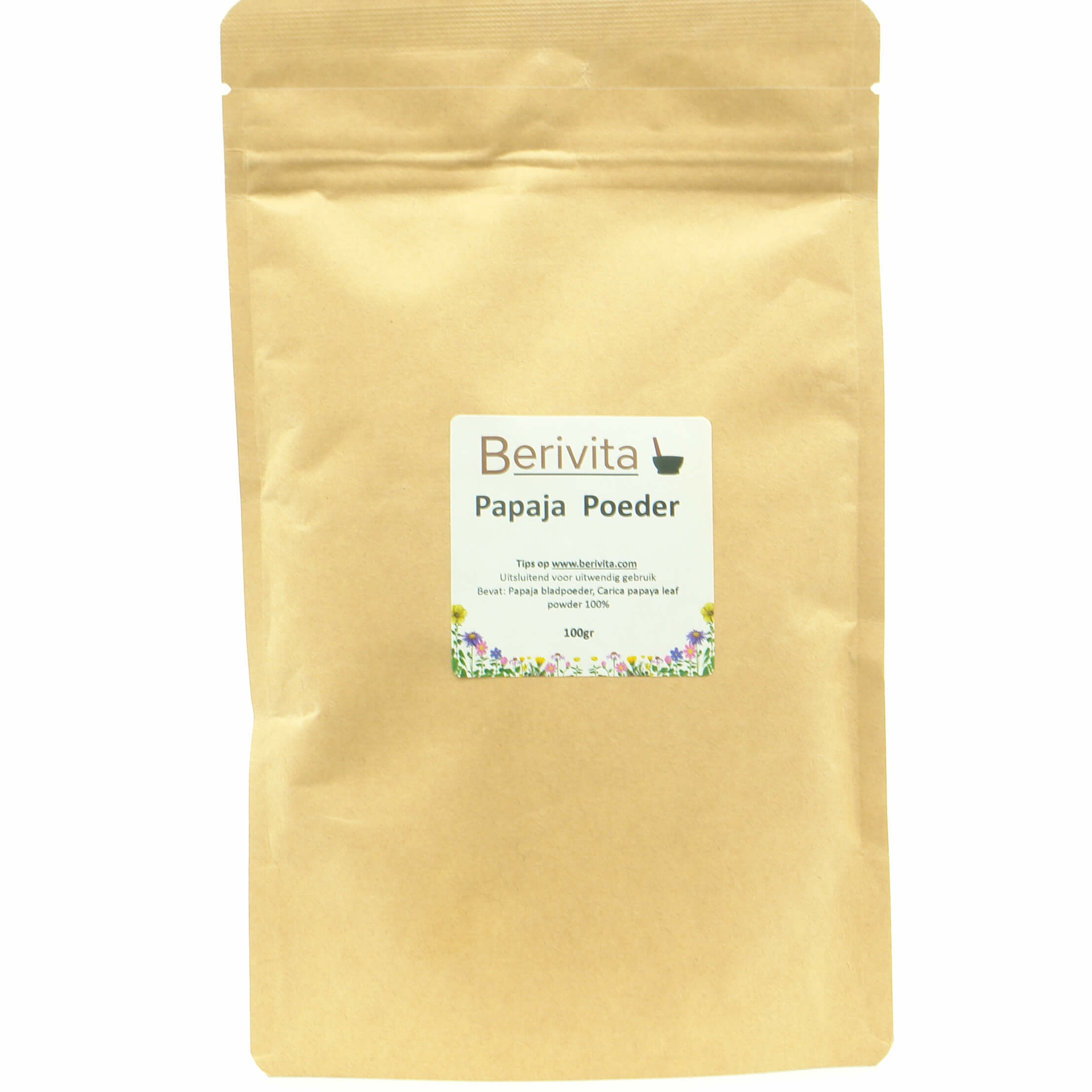 Papaja Poeder 100% Zuiver 100gr - Papaya Leaf Powder